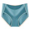 4 Teile/satz Süße Mädchen Einfarbig Slips Bequeme Atmungsaktive Baumwolle Nahtlose Hohe Taille Höschen Große Größe Casual Unterhosen
