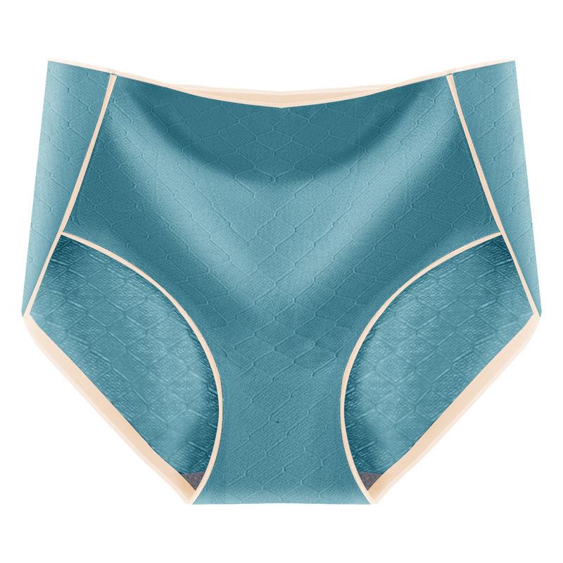 4 Teile/satz Süße Mädchen Einfarbig Slips Bequeme Atmungsaktive Baumwolle Nahtlose Hohe Taille Höschen Große Größe Casual Unterhosen