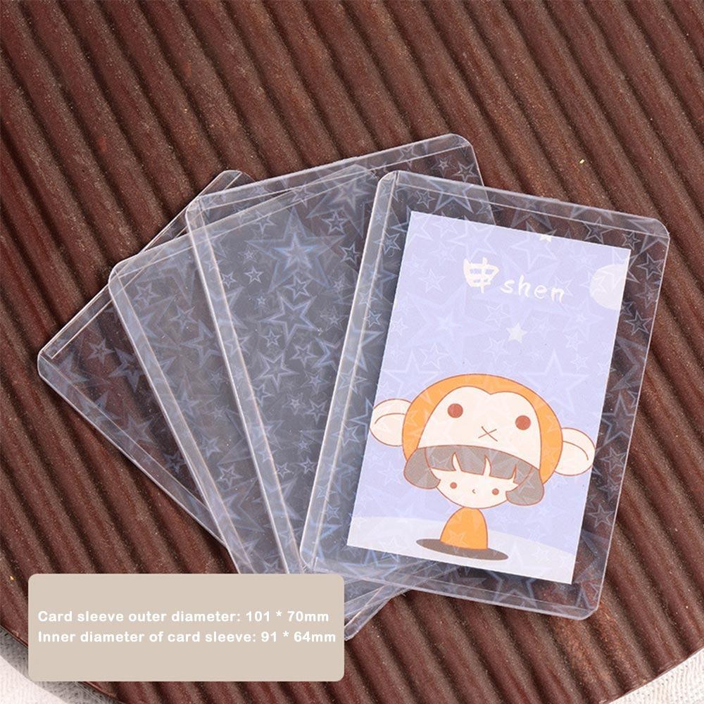10pcs Transparent Clear Photocard Holder