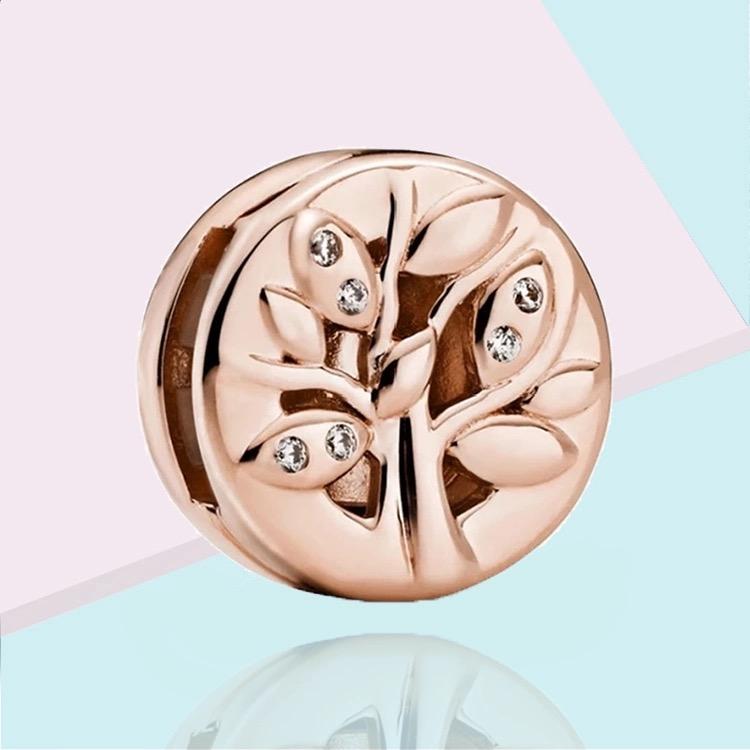 New Original 925 Silver Charms Reflections Clip Love Heart Clover Letters Beads Fit original flat Bracelet Diy Jewelry For Women
