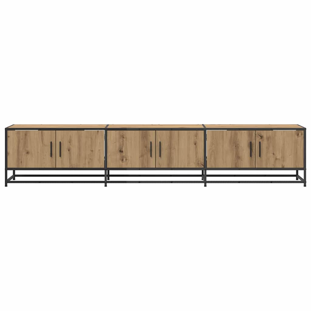 TV Units 2 pcs Artisan Oak 210 x 35 x 41 cm Engineered Wood