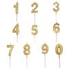 Number Birthday Candles Opera House Digital Happy Birthday Candle Cake Decoration Party Gold Silver Creative Candles