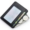 Men's Slim Thin Minimalist Front Pocket Wallets Men Anti Rfid Blocking Protected Magic ID Credit Card Holder PU Leather Wallets