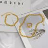IngeSight.Z Vintage Multi Row Chunky Thick Wide Choker Necklaces Collar Gold Color Chain Clavicle Necklaces for Women Jewelry