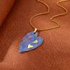 Coloful Heart Stainless Steel Necklace Gold Color Chain Necklaces Choker for Women Trendy Zircon Birthday Gifts Collar Mujer