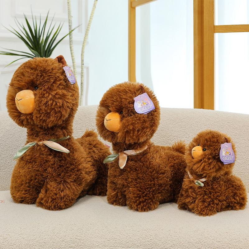 Lucky Alpaca Doll Cute Pet Beast Small Plush Toy Boutique Doll Girl Hug Pillow