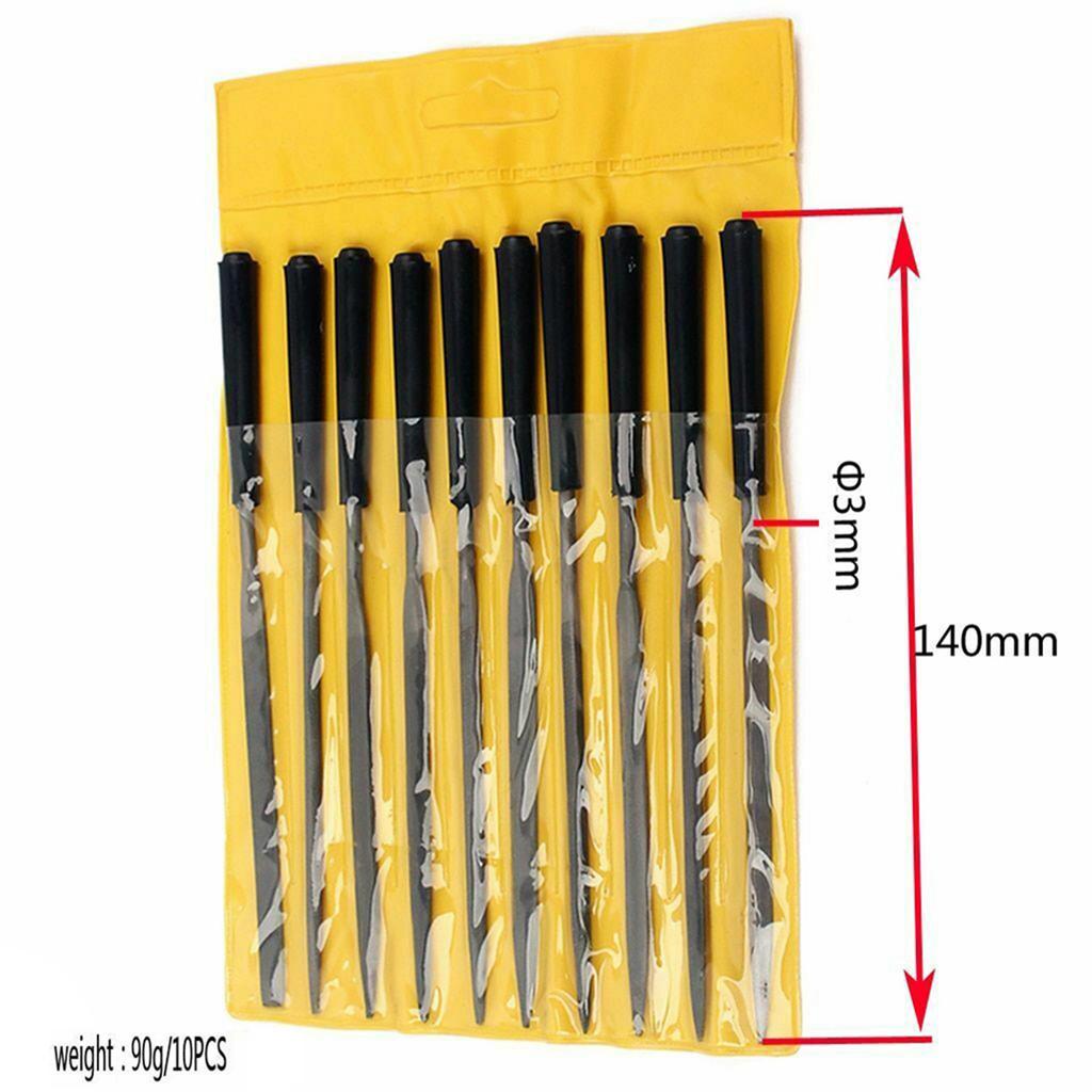 10pcs Guitar Frets Nuts File Set Polished File  Guitar Repairing Tools Professional Guitar Luthier Tool for Stringed