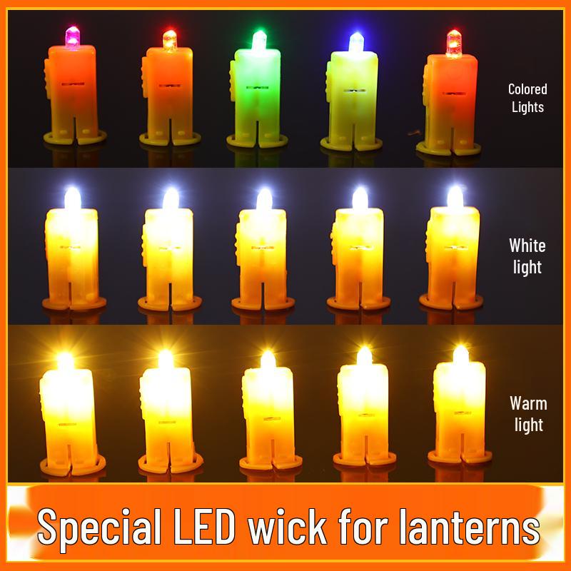 LED Lantern Wick Beads Kit: DIY Colorful Luminous Lights for Kids