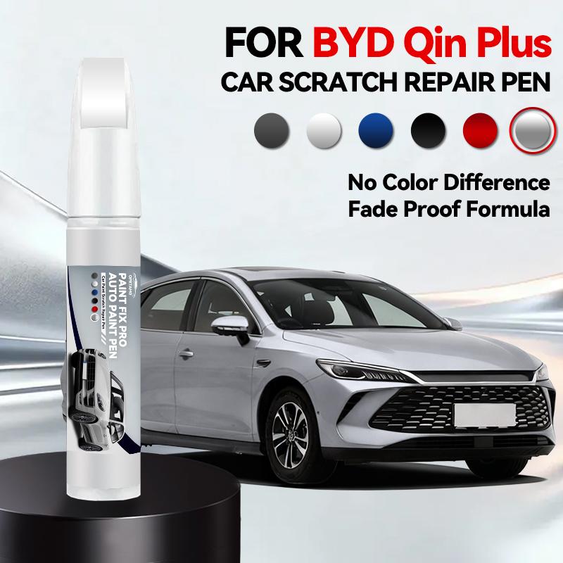 

Vehicle for Exclusive Use For BYD Qin Plus 1990-2026 Paint Repair Pen Touch Up Scratch Remover DIY Auto Accessories Black White срібний