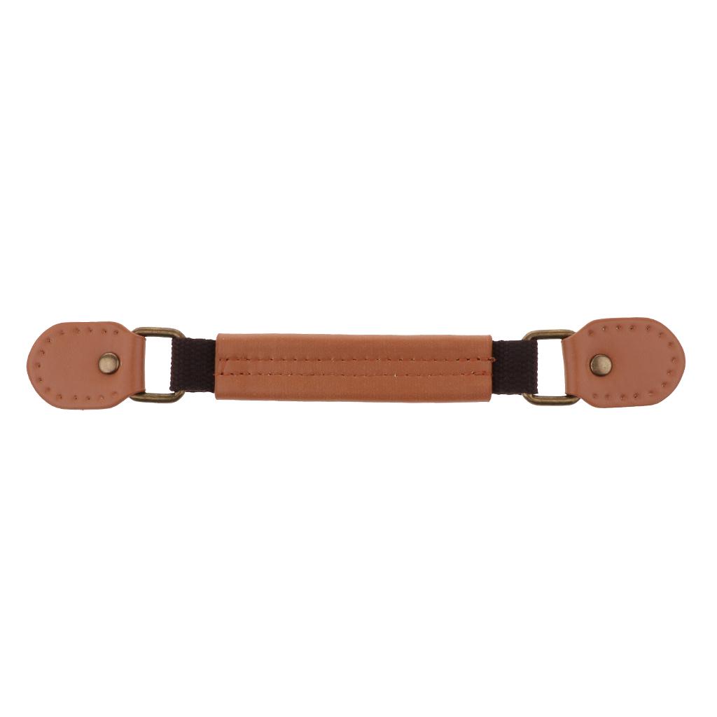 Leather Pull Handle Luggage Suitcase 