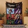 Individuelle Personalisierte Demon Slayer Druckdecke, Heimdekoration, Schlafzimmer, Sofa, Camping, Couch, Geschenke für Geburtstag Weihnachten