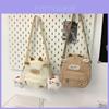 Adorable Mini Lamb Shoulder Bag Lightweight Canvas Backpack For Kids And Teens