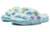 DISHINIGUAISHOUDAXUE X Li Ning Ln Slipper Se Fleece Lined Comfortable And Versatile Slide Slippers Women's Blue AGAT024-1