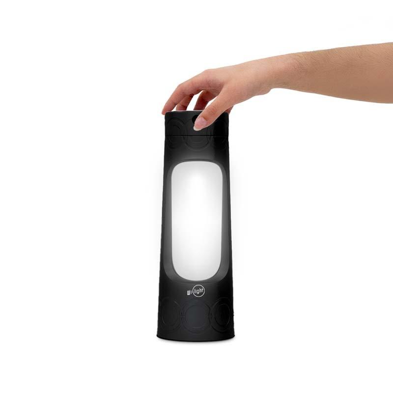 Neyrot - Neyrot_black - Lampe Shabbat Noire - Ampoule E27 Incluse - Cache Pivotant - 9w