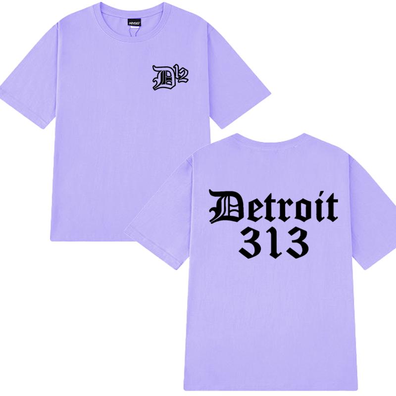 Rock Music D12 Hip Hop Double Sided Printed T Shirts Unisex Oversized 100% Cotton Short Sleeve T-shirt Men Women Vintage Tops