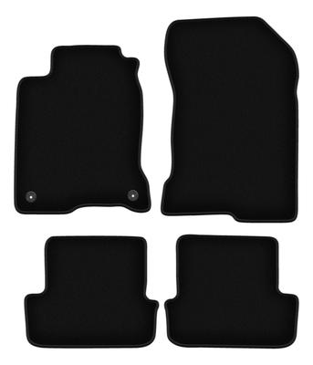 BASIC Black Velour Floor Mats For: Renault Laguna III Coupe (2007-2015)