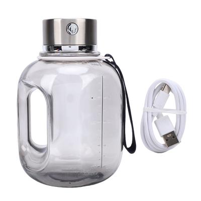 Botella Generadora de Agua con Hidrógeno de 1.8L 300 1800ppb Máquina de Agua Rica en Hidrógeno con Tapa Antifugas Boca Ancha Asa