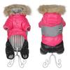 Holapet Winter Hundemäntel für kleine Hunde Warme Kleidung Haustier Wasserdichte Reflektierende Overalls Welpenjacke Mantel Chihuahua Overall