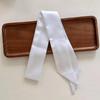 Women Long Narrow Scarf 190x4.5cm Polka Dot Satin Ribbon Headband Choker Multi Functional Accessory for Bags