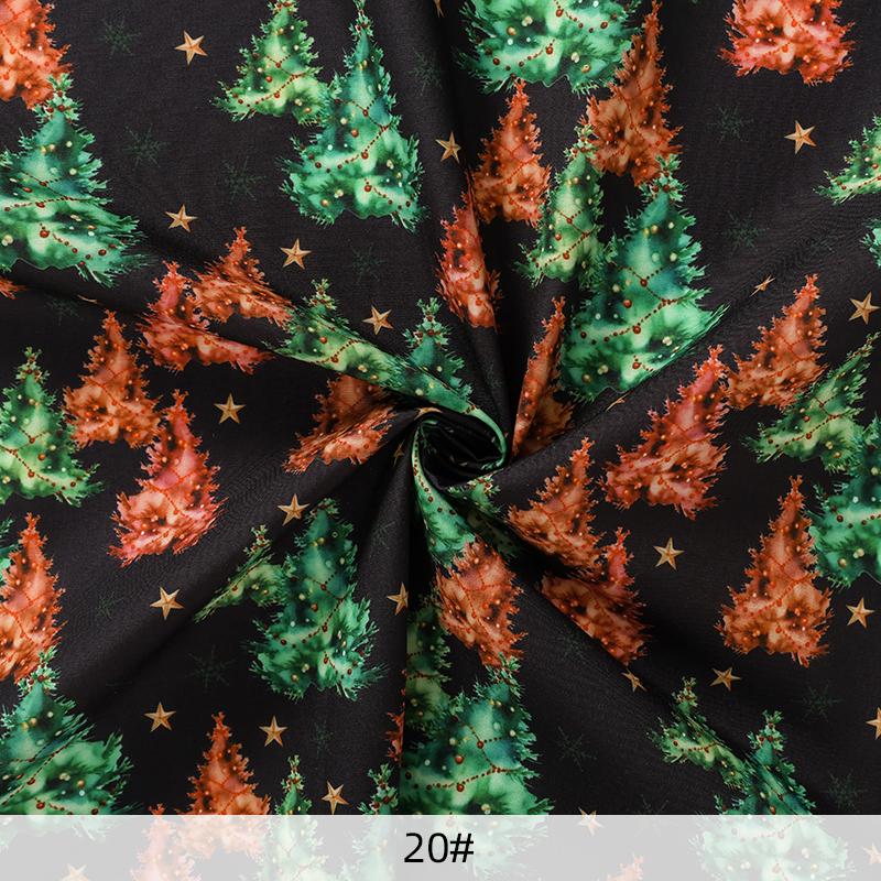 150x50cm Christmas Series Printed Fabric For Christmas Decoration, Tablecloths, Sofa Cover Handmade DIY Sewing Fabrics TJ21839