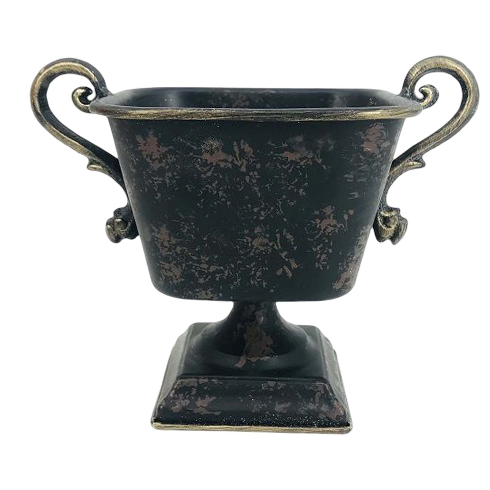 

Ретро Металлический Цветочный Горшок, Железная Ваза, Цветочный Горшок для Домашнего Декора, Садовая Цветочная Ваза, Деревенский Фермерский Железный Арт Плантер