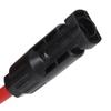 2Pcs Solar Panel Extension Cable 10AWG 6mm² Solar Extension Cable Rated Voltage 1000V   Red Black