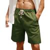 Men's Casual Shorts Summer Fashion Middle Pants Beach Style Simple Loose Drawstring Elastic Waist Jogging Sports