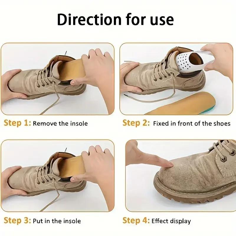 Anti Crease Shoe Head Protector for Casual Sneaker Anti Wrinkle Shoe Toe Caps Support Stretcher Expander Shoes Protection