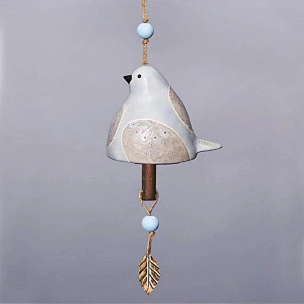 Ceramic wind chimes auspicious hanging decoration Chinese wind chimes creative home birthday gift
