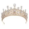 European American and Korean Style Bridal Hair Accessories Princess Crowns Wedding Headwear Zircon Crowns