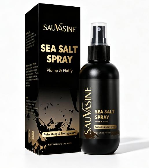 SAUVASINE Spray de Agua de MarEstilizado Fácil Spray Fijador Voluminizador para el Cabello Fijación Duradera Cabello Rizado Acabado Mate para Cabello Fino