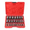 25 Pieces Screw Extractors Hex Shank  Screw Remover Tool for Damaged Broken Stripped Screws