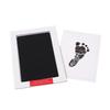 100-Day First Birthday Baby Handprint & Footprint Ink Pad with Photo Frame