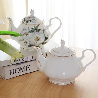 Evropský kávovar Bone China Kancelář Konvice Konvice na odpolední čaj Čajová sada Velká čajová konvice s keramickým filtrem