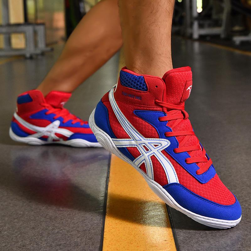 

Professional Wrestling Shoes Fighting Shoes Boxing Shoes Men s Comprehensive Competition Training Shoes Fighting Shoes Sanda Shoes High Top 32