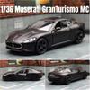 Maserati GranTurismo MC Coupe Simulation Diecast & Toy Vehicle Pull Back & Doors Open RMZ City 1:36 Alloy Car Model Gifts For Children