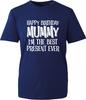 Happy Birthday Mummy Printed TShirt Grandma Mommy Birthday Gift Unisex Tee Top
