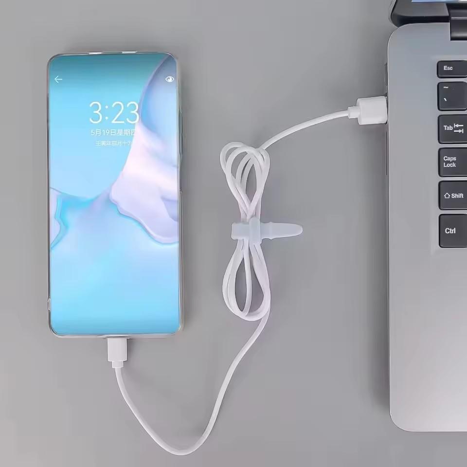 Silicone Cable Ties, Cord Organizer, Cable Straps, Reusable Cord Ties, Travel Cable Organizer, Cute Elastic Tie, Wire Ties