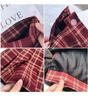 JK Plaid Pleated A-Line Skirt - High Waist, Slim Fit, Anti-Exposure, Spring & Autumn Korean Style