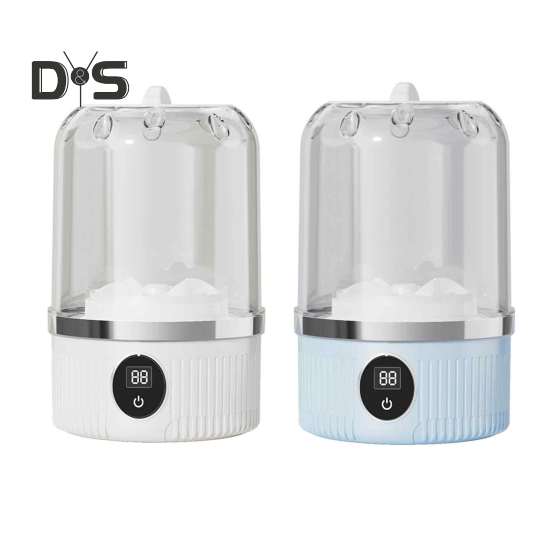 Mini Washing Machine Portable Underwear Washer Digital Display Large Capacity Rechargeable Compact Cordless Socks Laundry Machine