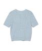 LEE Women'S Cable Knit Light Blue