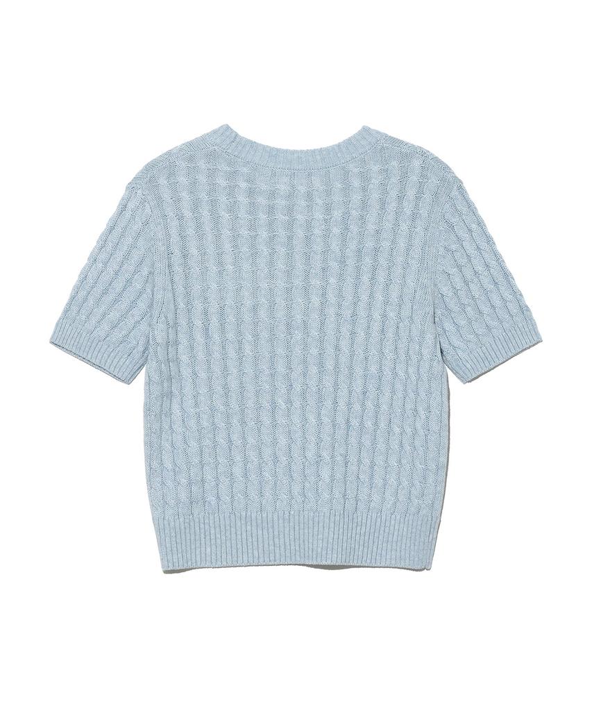 LEE Women'S Cable Knit Light Blue