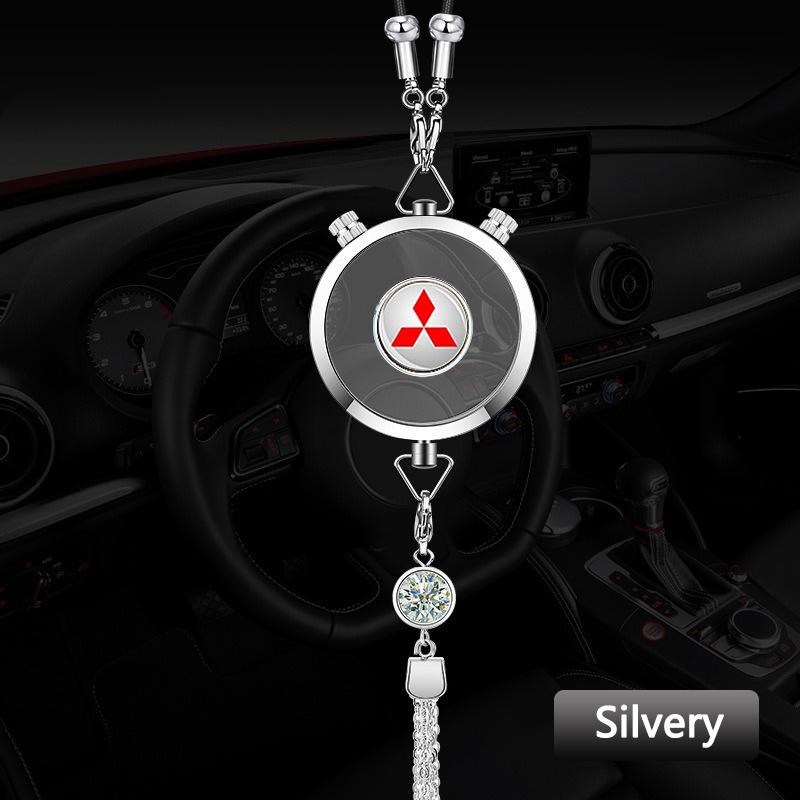 

Car Perfume Pendant Air Freshener Rearview Mirror Metal Lace For Mitsubishi Pendant Hanging Perfume Empty Diffuser Decoration