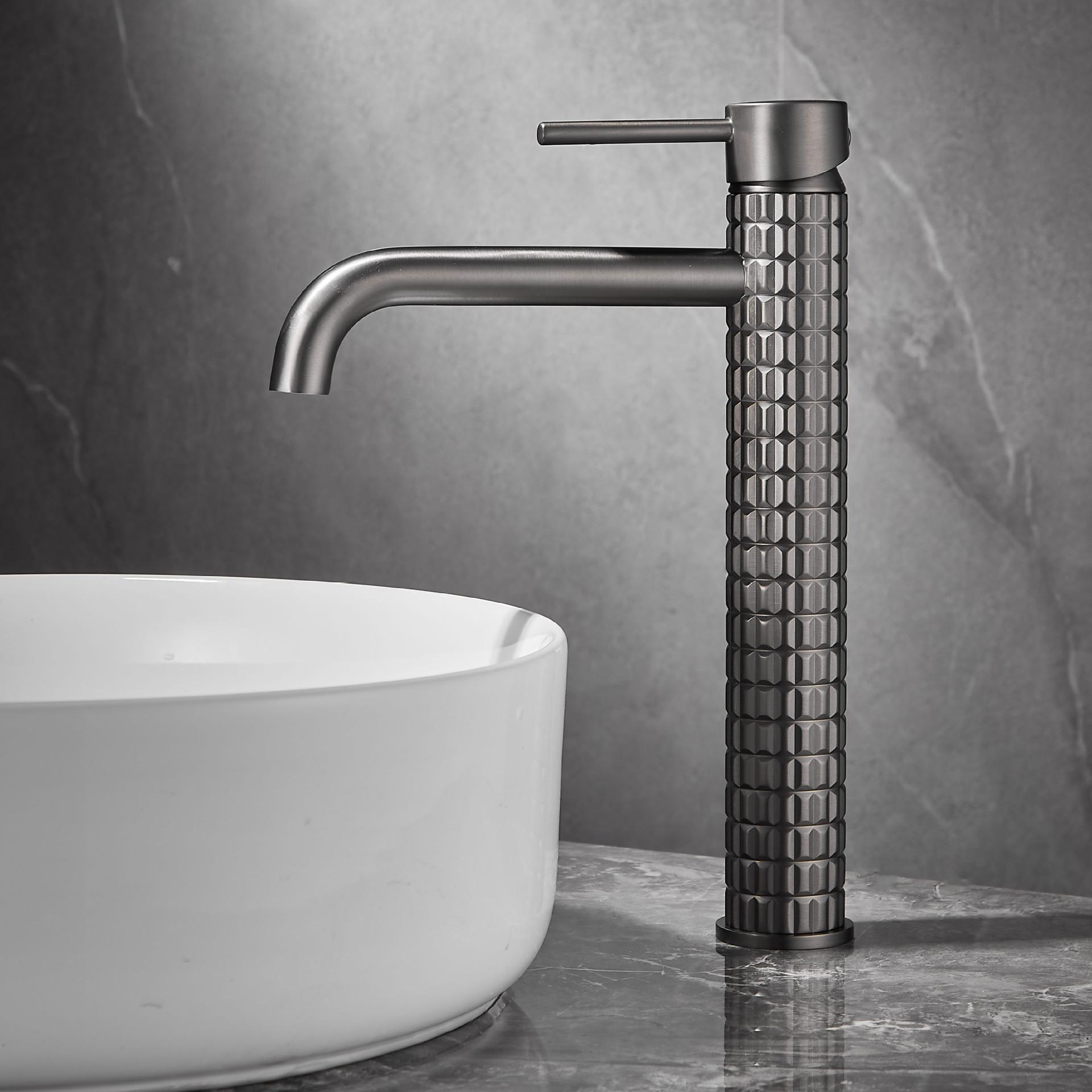 

Tuqiu Brush Gold смесители для ванной комнаты резной художественный смеситель для раковины кран для горячей и холодной воды серый кран для унитаза водопроводный кран