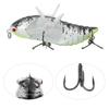 2PCS with RTreble Hook Cicada Fish Catcher 7.5cm Length Artificial Fishing Lure  Lake Fishing