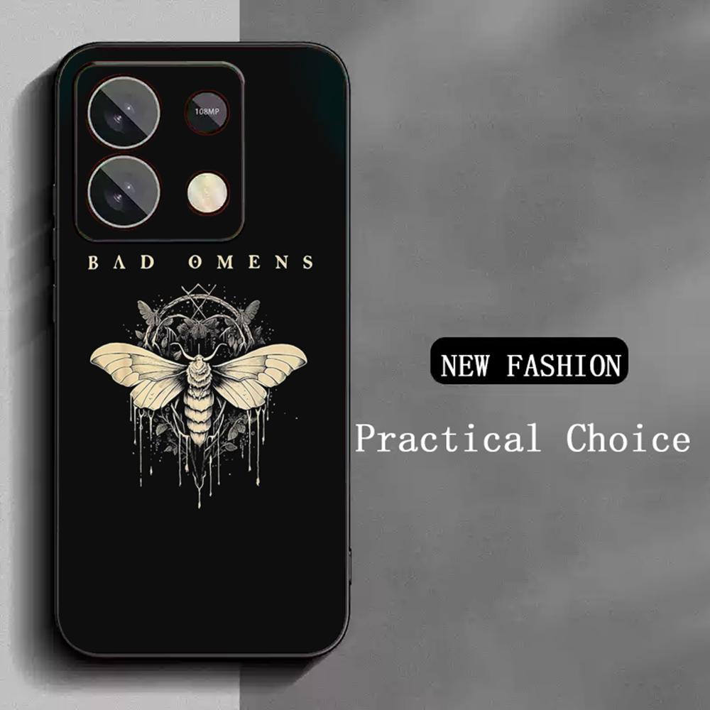 

Cool fashion Bad Omens band poster Phone Case For Redmi Note 14 13 12 11 Pro Plus S 5G 14C A3 Soft Black Phone Cover Redmi Note 14 Pro 4G (Global)