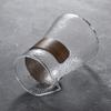 JIKANNOYA Coffee Pot, Unbreakable, High Boron Silica Glass Material, Heat Resistant Glass, Direct Fire Suitable, Cold Resistant, Walnut Wood, Coffee