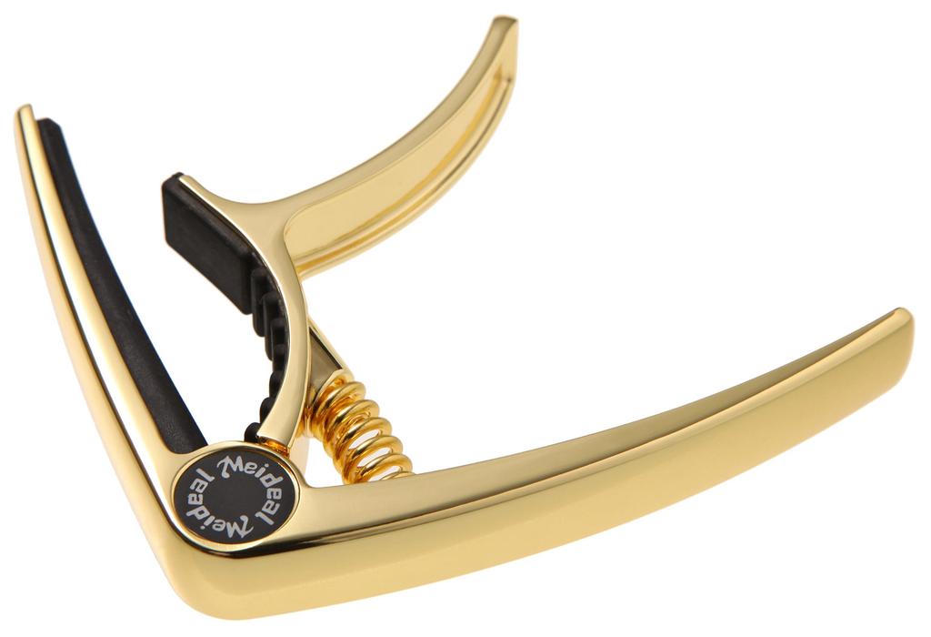 Phoenix One Touch Guitar Capo Tasto Alloy Care Fiber Cloth Safe and Secure Warranty 3 Piece Folk Electric Acoustic Gold Metallic Mirror Gold KNIGHT OF