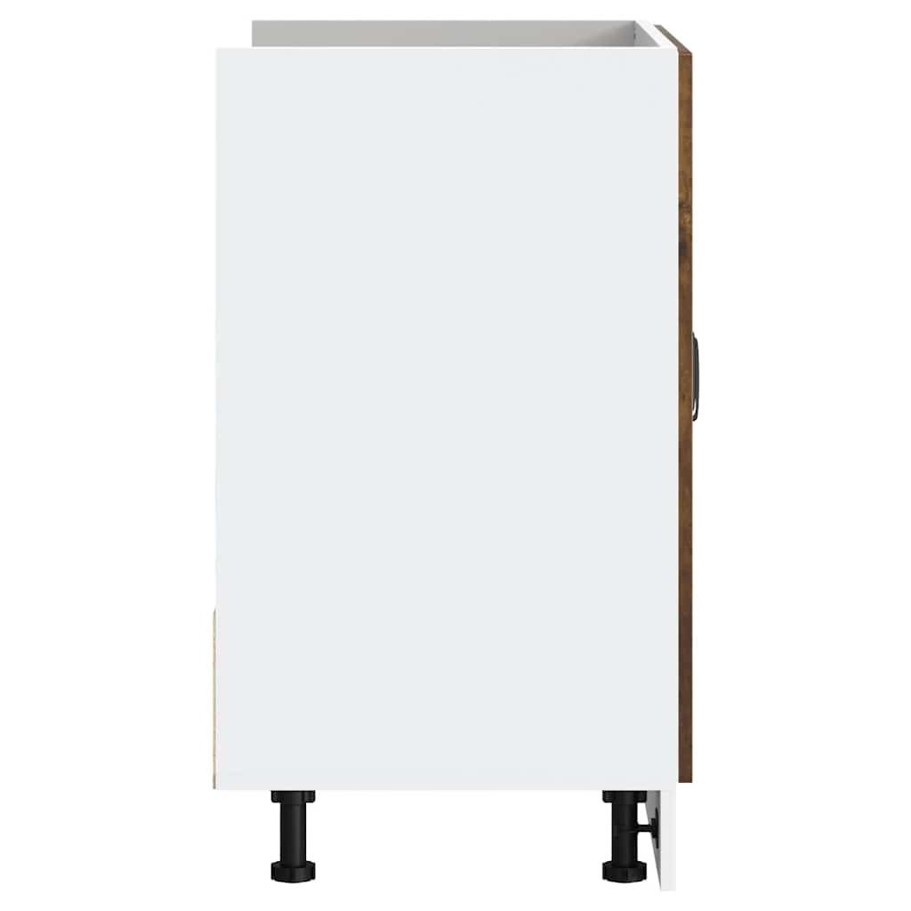 Vidaxl Sink Cabinet, Kalmar, Smoked Oak, 80X46X81.5 Cm
