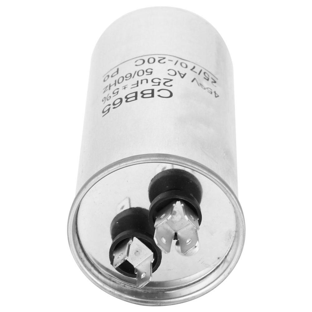 25UF CBB65 Capacitor Aluminum Shell Start Capacitor  Air Conditioner